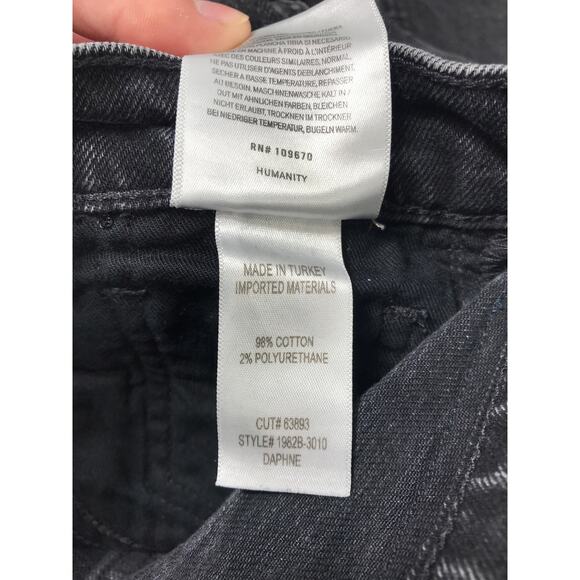 Citizens of Humanity CoH Daphne Charcoal Black Denim Jeans Capsule Everyday - Picture 8 of 10